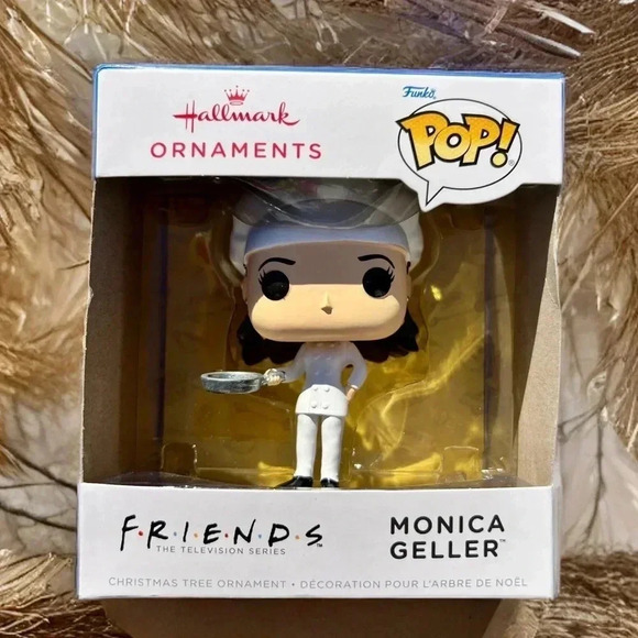 NEW Hallmark FRIENDS  - MONICA GELLER - FUNKO POP!Cute Christmas Ornament - Picture 13 of 13
